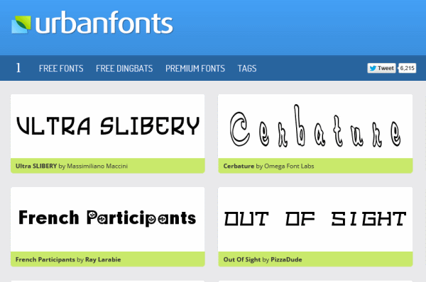 urbanfonts free fonts