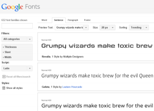 google fonts free download