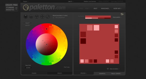Mcolordesigner 1 5 – smart color scheme palette generator online