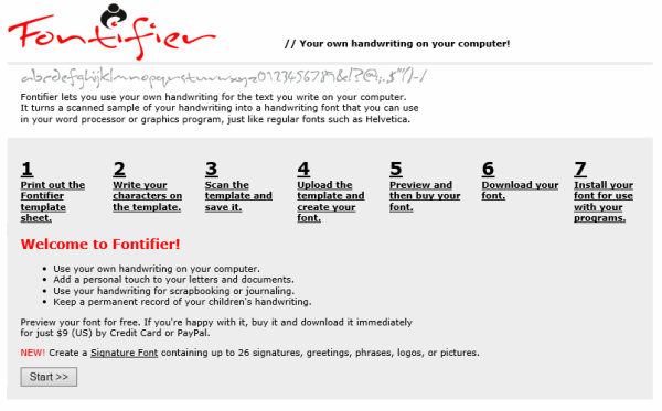 Fontifier-font-creation-tool
