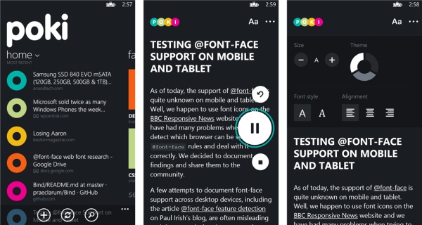 Poki (Windows Phone) review: Read things later with Poki for Windows Phone  - CNET