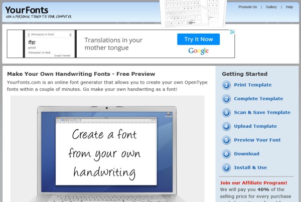 best font creation software for mac
