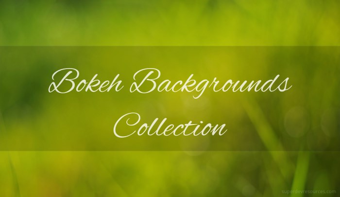 free bokeh backgrounds