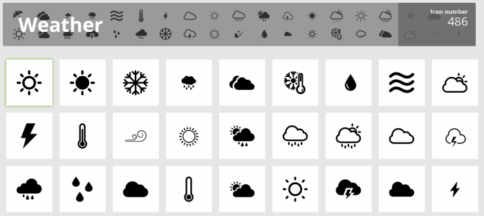 Download 14 Free Weather Icon Sets For Your Apps Websites Super Dev Resources