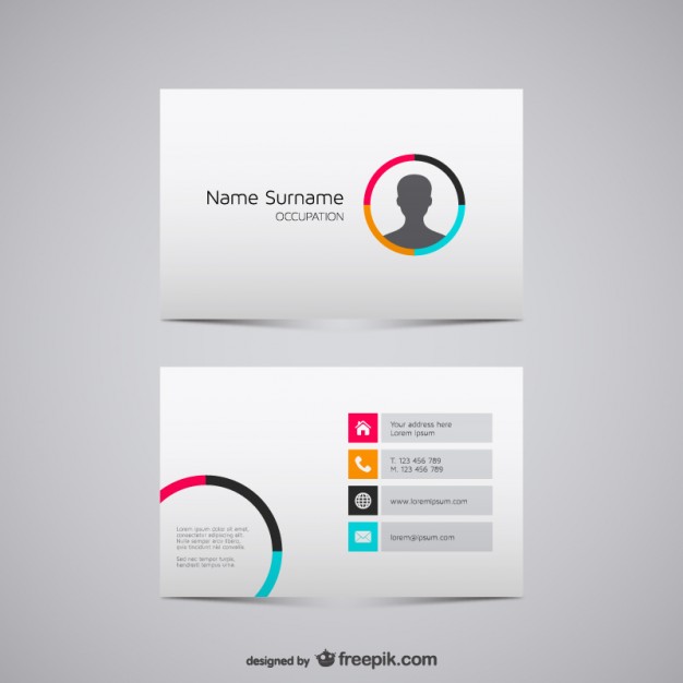 business card vector graphics