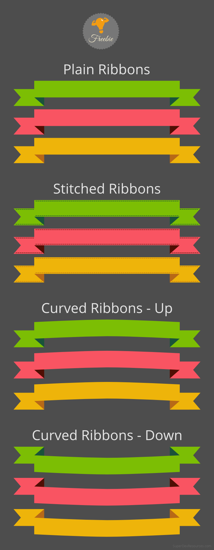 free-ribbons-set