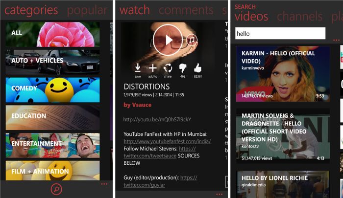 mytube-windows-phone