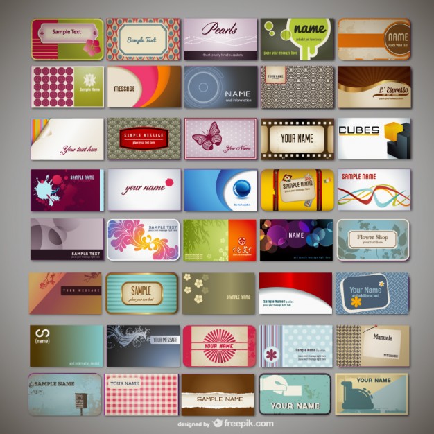 Free Business Card Design Templates From Freepik Super Dev Resources