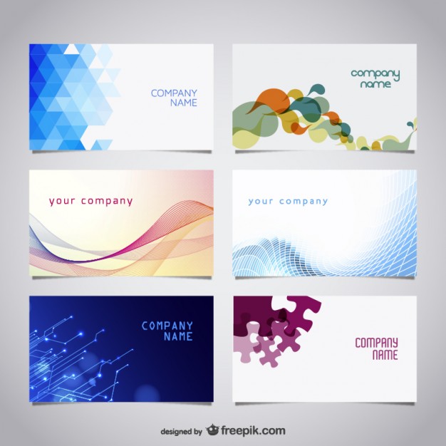 Best business card designs Royalty Free Vector Image