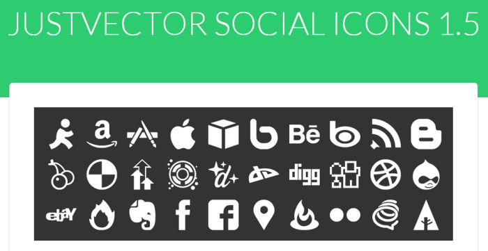 free-justvector-social-media-icons