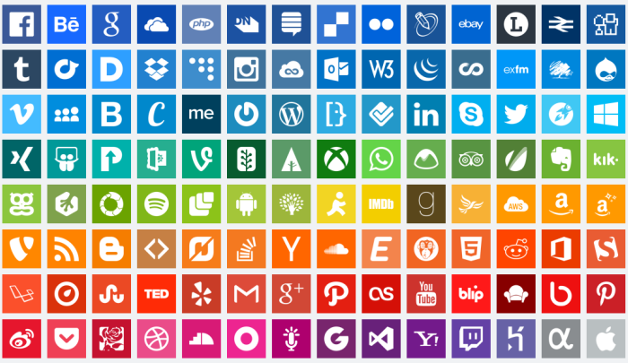 Download 18 Free Social Media Icon Sets And Icon Fonts For Web And App Design Super Dev Resources