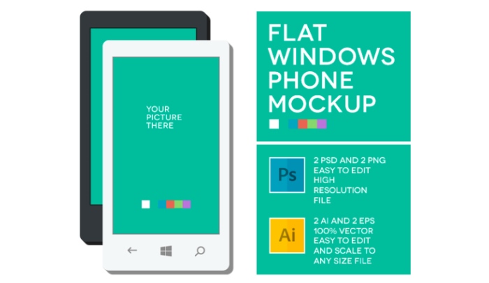 Download 14 Windows Phone mockups - Free and Paid PSDs - Super Dev ...