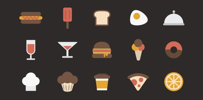 colorful-food-icons