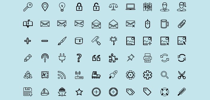 free-outline-icons-vandelay-design