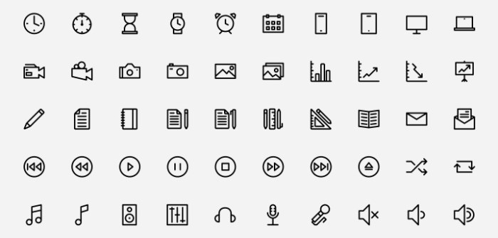 outlined-icons-psd-svg-webfont-freebiesbug