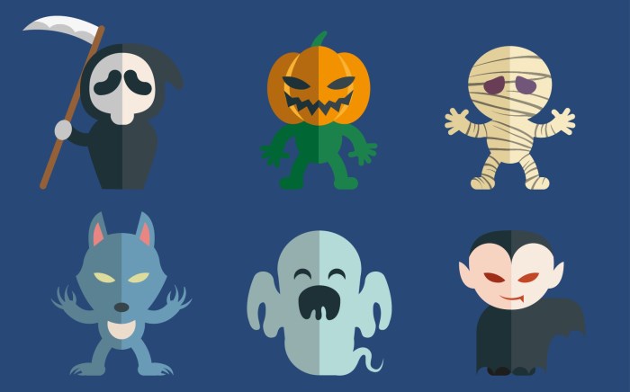 2-halloween-character-set