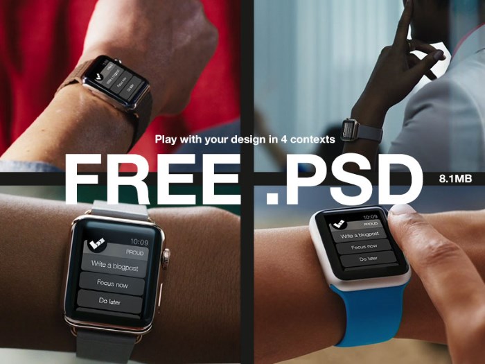 Download Free Apple Watch Mockup Templates Super Dev Resources