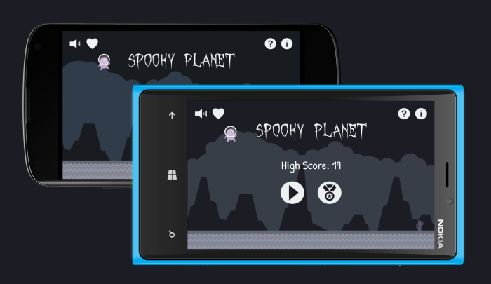 spooky planet cross platform game