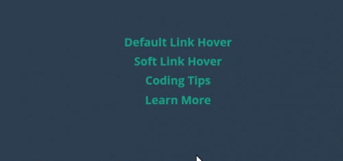 color animation link hover