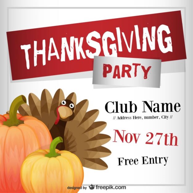 free-thanksgiving-party-flyer-template-freepik