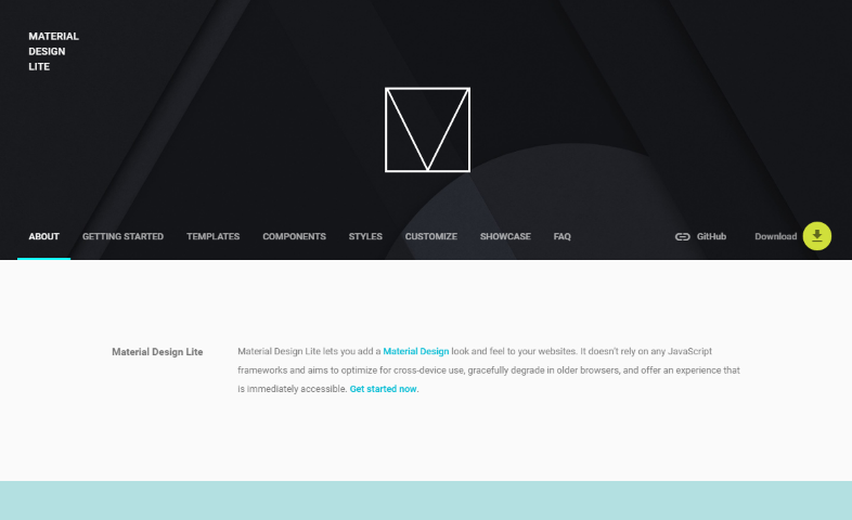 material design light framework