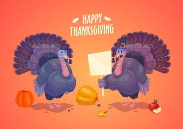 thanksgiving-turkeys-vectors