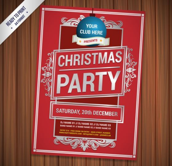 cmyk-red-christmas-party-flyer