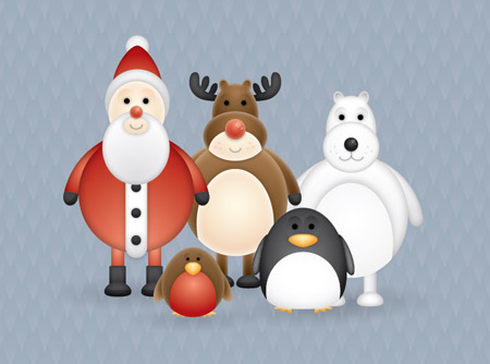 free-christmas-themed-cute-vector-character-pack-spoongraphics
