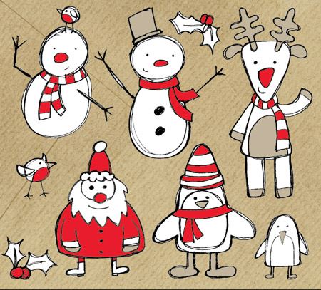 free-christmas-themed-sketchy-vector-graphics-pack-spoongraphics