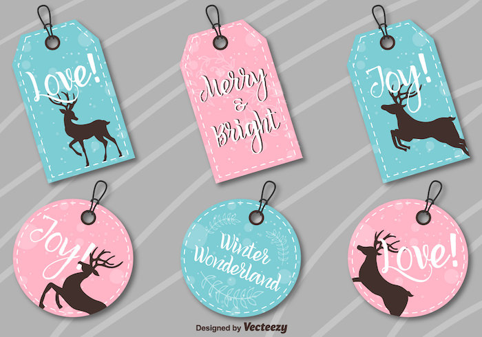 vector-christmas-labels