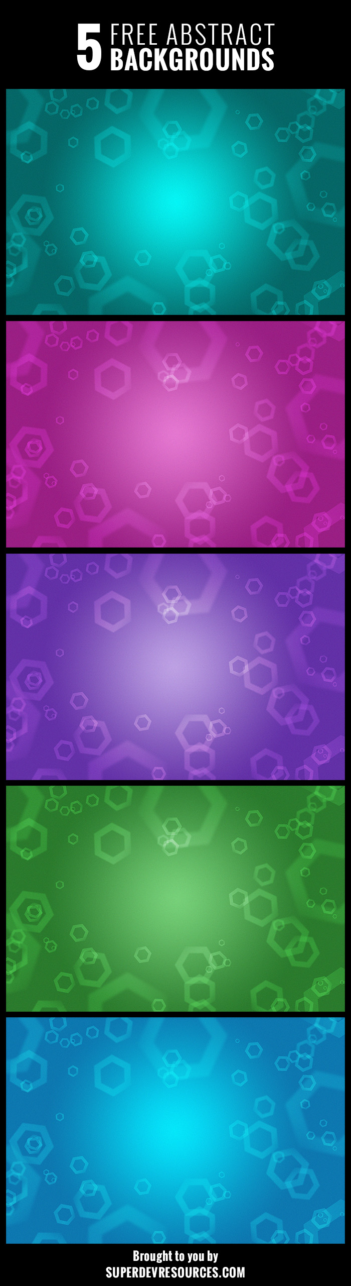 abstract backgrounds set