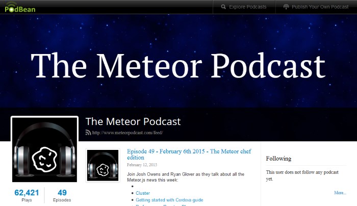 The Meteor Podcast