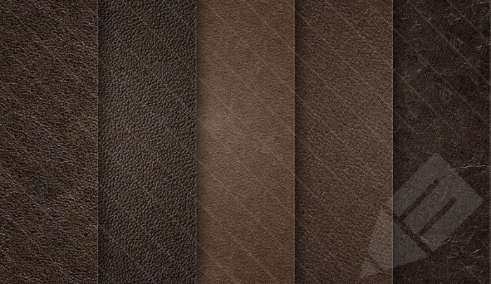 Seamless Brown Leather Texture Free (Fabric)