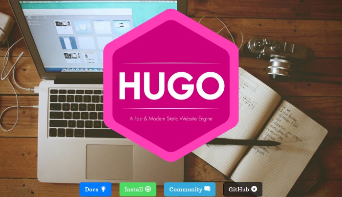 hugo static site builder