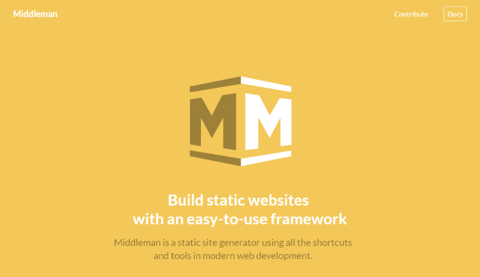 Middleman Static Site Generator