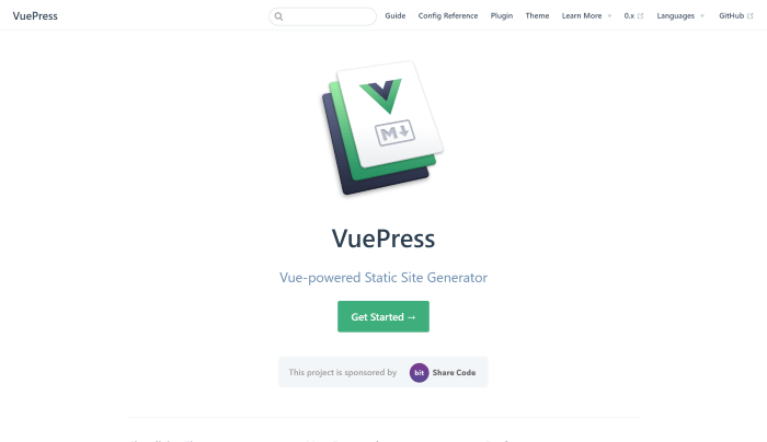 vuepress