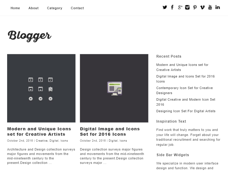 blogger theme