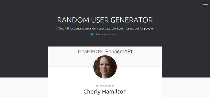 Random User Generator