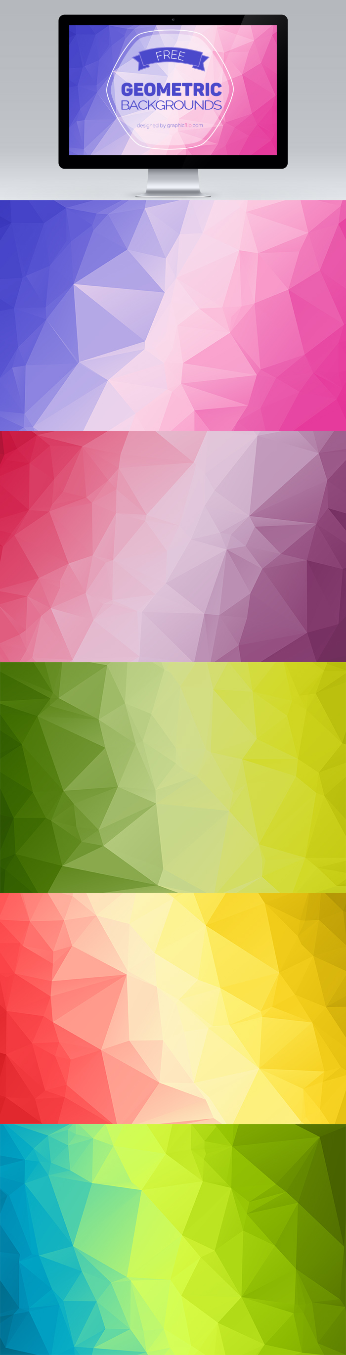 free geometric backgrounds