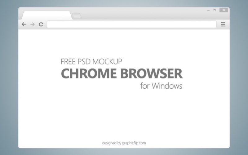 Download Free Psd Mockup For Chrome Browser On Windows Super Dev Resources