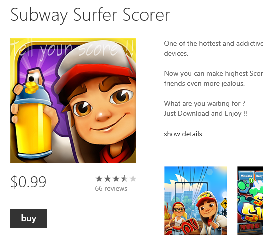 SubwaySurferWindowsPhone