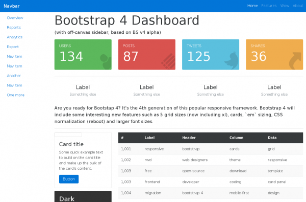 bootstrap 4 files free download