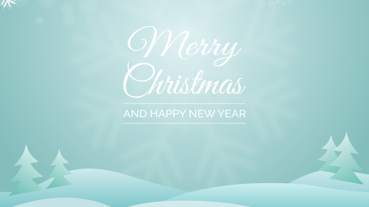 Download Free Download Christmas Greeting Vector With Snowy Landscape Super Dev Resources SVG Cut Files