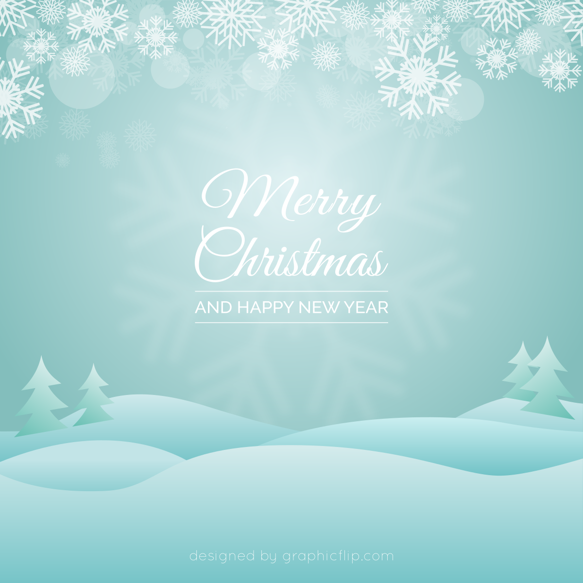 Download Free Download Christmas Greeting Vector With Snowy Landscape Super Dev Resources Yellowimages Mockups