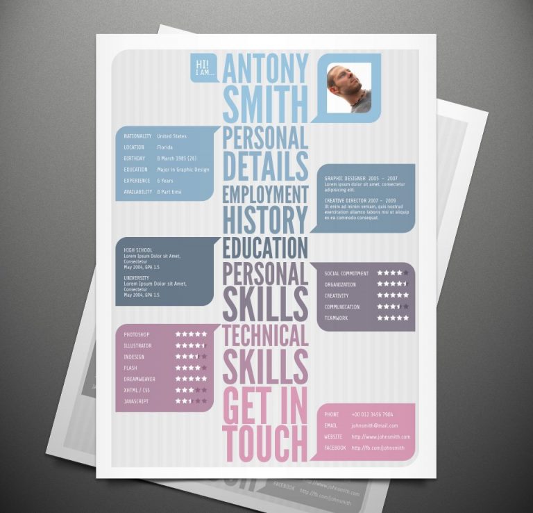 creative resume templates for free download