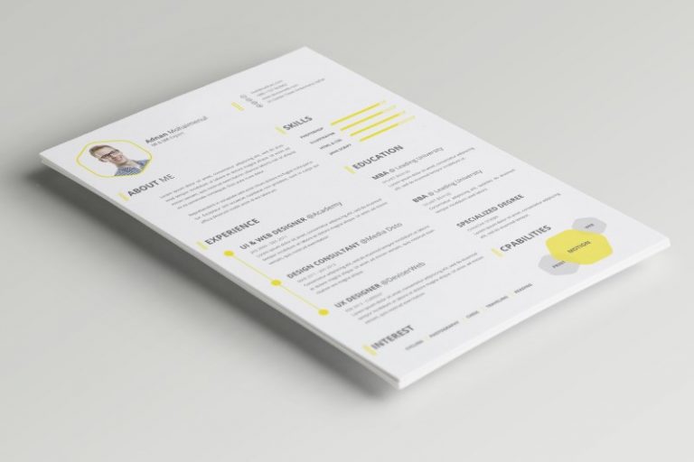 cv-resume-cover-letter-psd-free-download