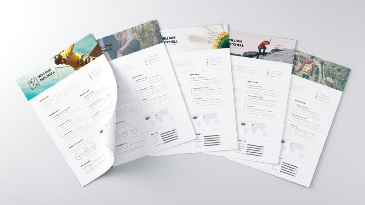 28 Minimal Amp Creative Resume Templates Psd Word Amp Ai Free