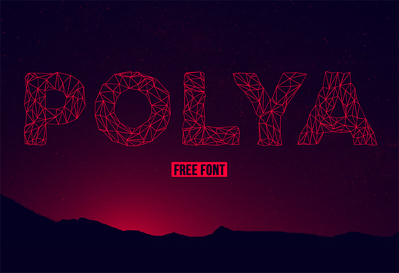 polya-free-line-font