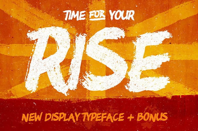 rise-free-brush-typeface