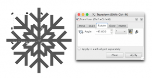 snowflake inkscape tutorial